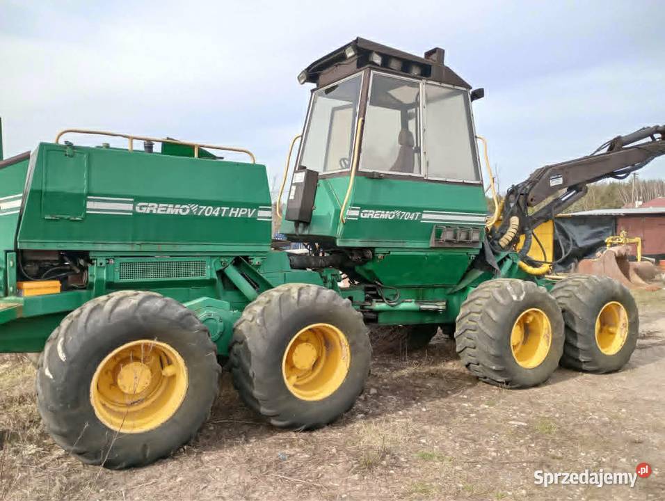 Harwester kołowy Gremo 704T 1996 88 Głowica KETO mazowieckie Warszawa