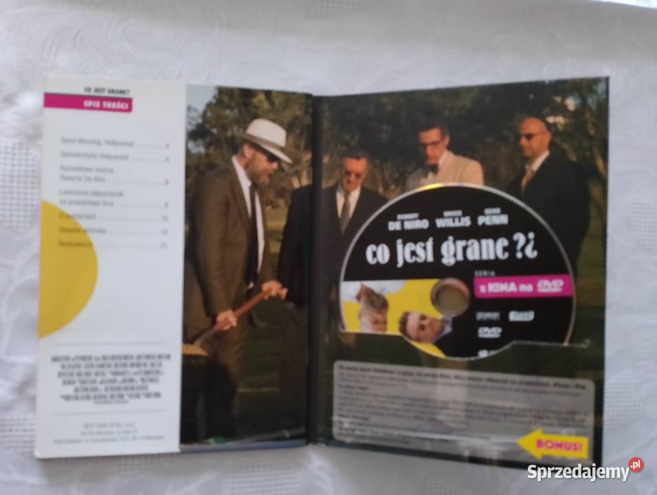 Książka i film DVD CO JEST GRANE satyra