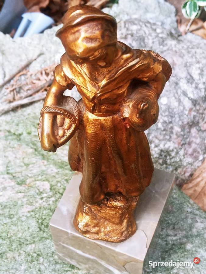 Piękna Stara Figura Kowalczewski z Brązu Nowa Sól