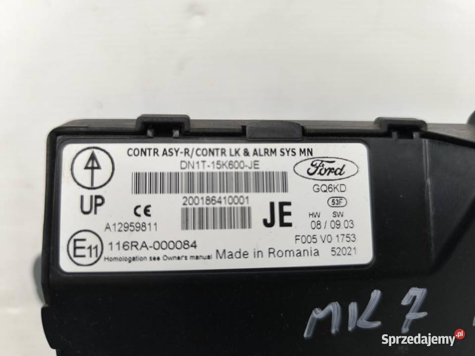 MODUŁ KOMFORTU FORD FIESTA MK7 LIFT 10 osobowe