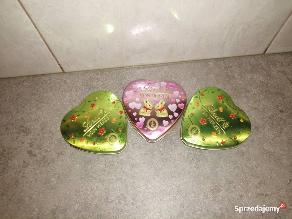 Puszka metalowa serce Lindt 3 Siemianowice Śląskie