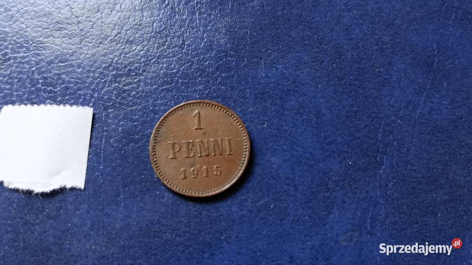 Stare monety 1 penni 1915 Finlandia Lesko