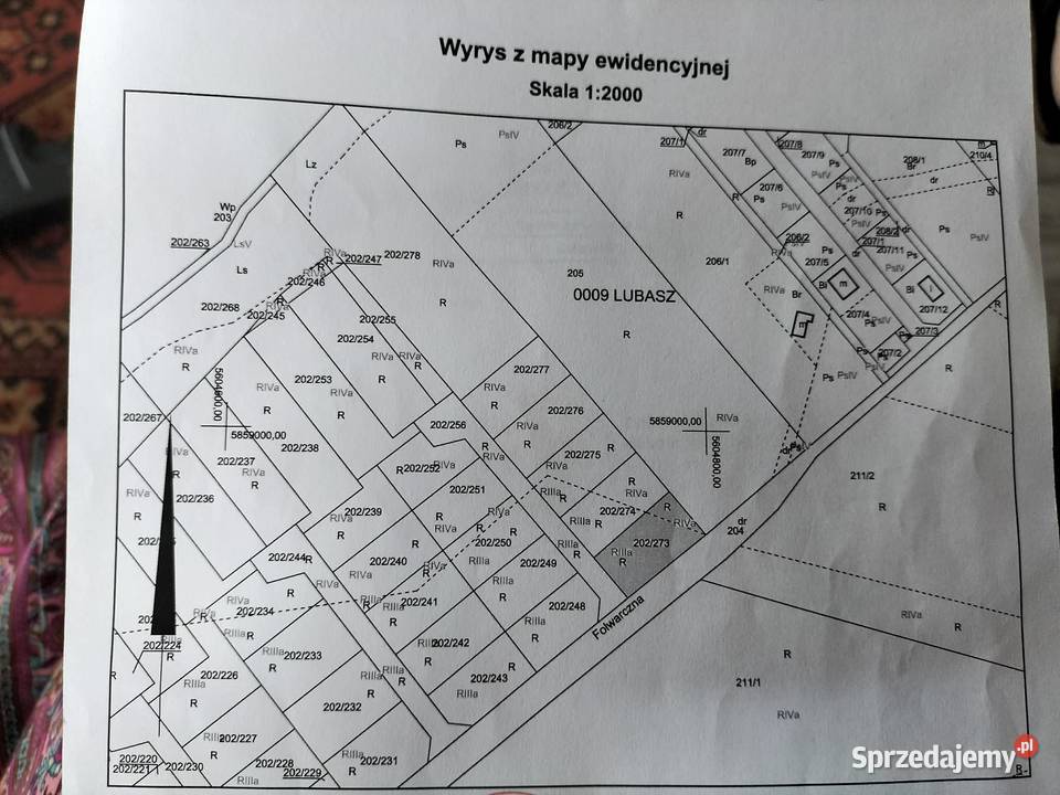 Działka Jeziorem Dużym w Lubaszu 15zł/m2 wielkopolskie Lubasz