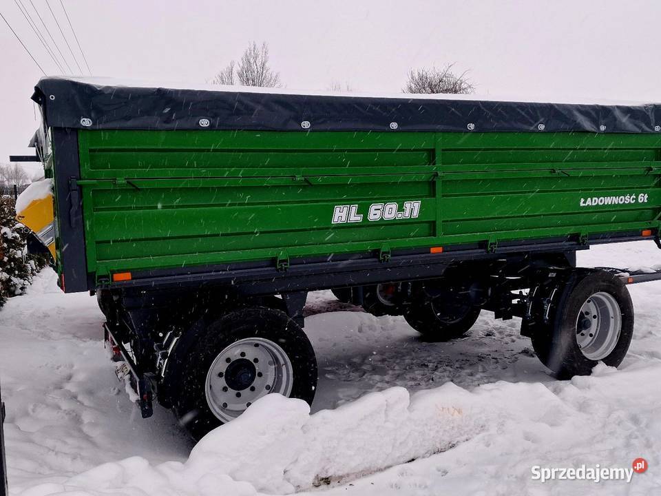 Przyczepa wywrot trzy strony HL6011 lubelskie Piotrkówek