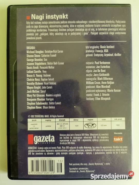 Nagi Instynkt DVD film Kraków