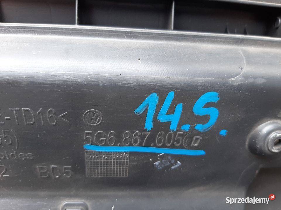 14S Tapicerka klapy bagażnika Golf VII Włoszczowa sprzedam
