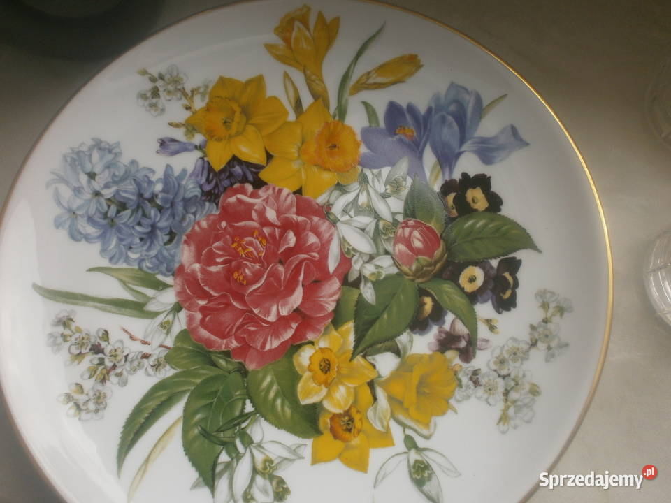 HUTSCHEUREUTHER piękny talerz Zielona Góra