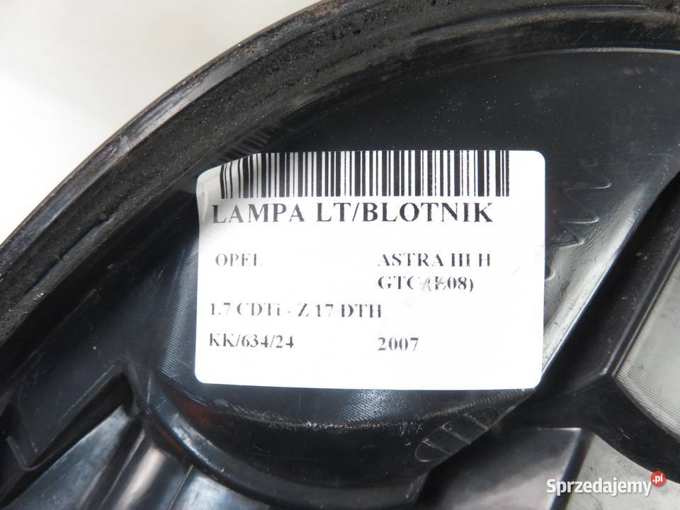 LAMPA LEWA TYLNA OPEL ASTRA III H GTC 24451832 Lampy tylne