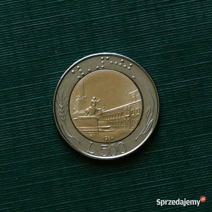 WŁOCHY 500 lirów 1984r Gliwice