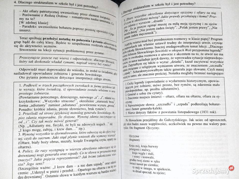 uczyć poezji Stanisław Bortnowski Chełm sprzedam