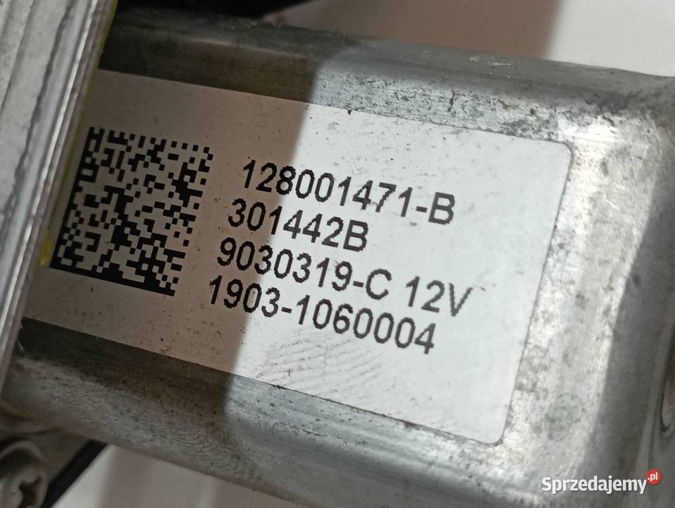 MECHANIZM SZYBY PRAWY PRZÓD 807209071R Dacia
