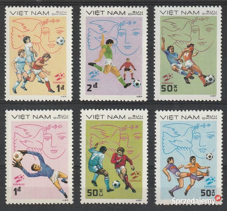 WIETNAM MŚ 1982 HISZPANIA CZYSTE Łódź sprzedam