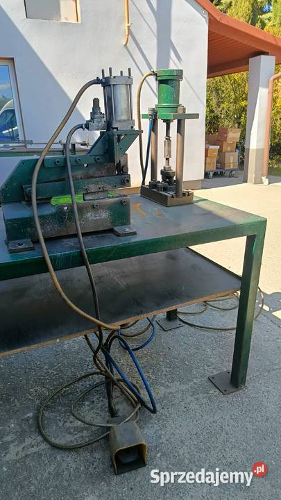Prasa Hydrauliczna Gilotyna do drutu ze stołem Przysieka sprzedam