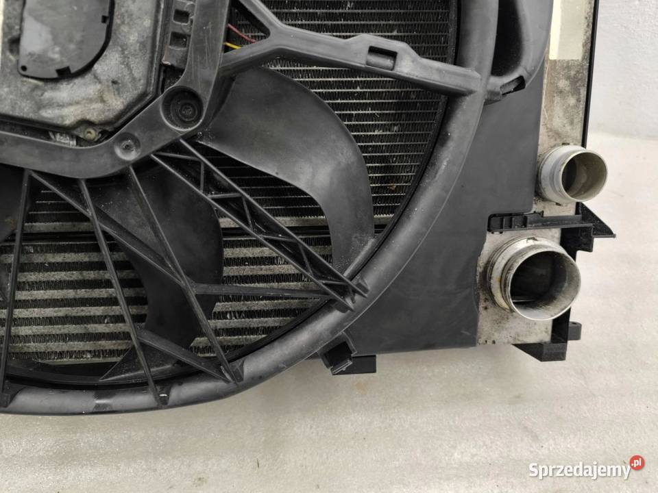 KOMPLET CHŁODNIC WENTYLATOR BMW E61 25D 7789824 sprzedam