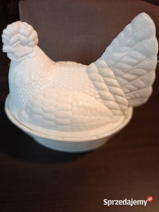 Szklana kura bomboniera łódzkie Łódź