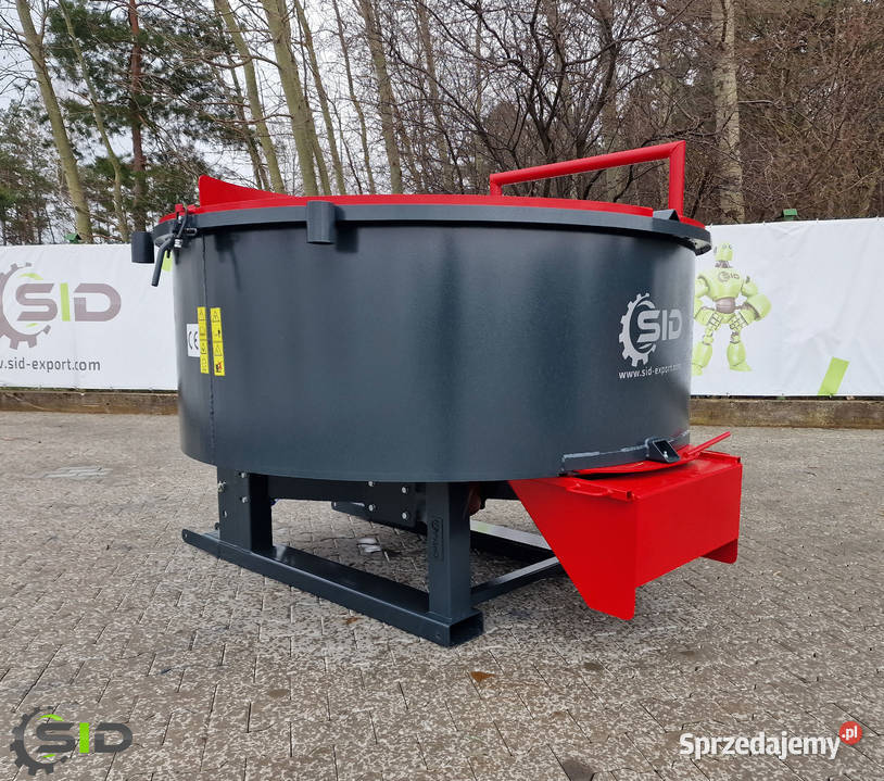 Mieszalnik Betoniarka Bębnowa Ciągnikowa 1800 L Grodziec