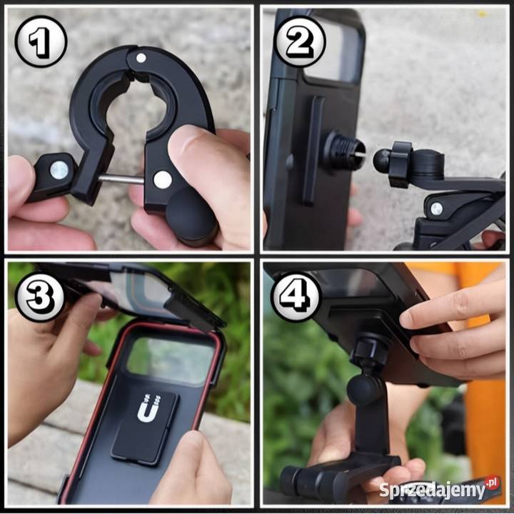 Uchwyt Rowerowy na Telefon Motocyklowy Hulajnogę Giżycko