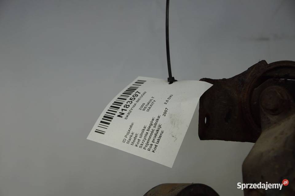 SKRZYNIA BIEGÓW CABSTAR RENAULT MAXITY 25 DXI Lipno