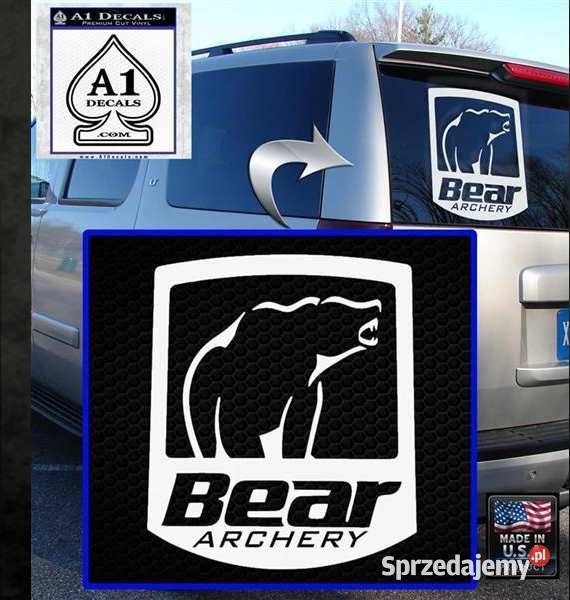 Naklejka WLEPKA BEAR ARCHERY łucznicza łuk