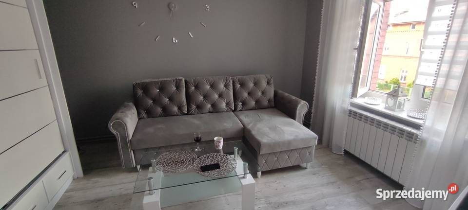 RATY narożnik rogówka glamour chesterfield sofa Szczecin