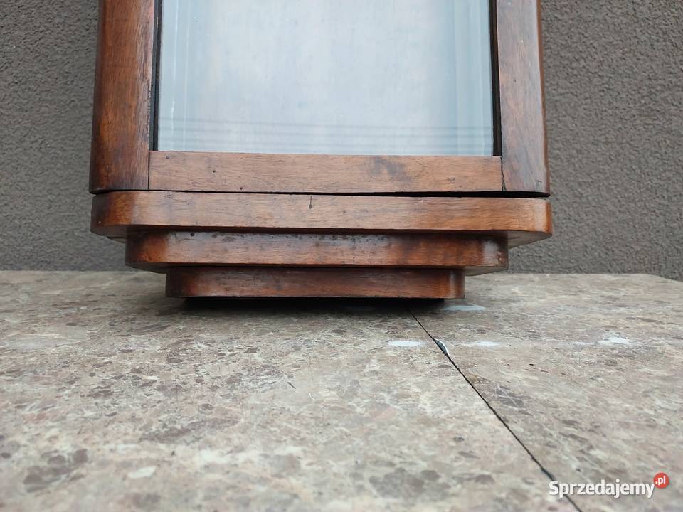 Szafka witrynka z obudowy starego przedwojennego Tczew
