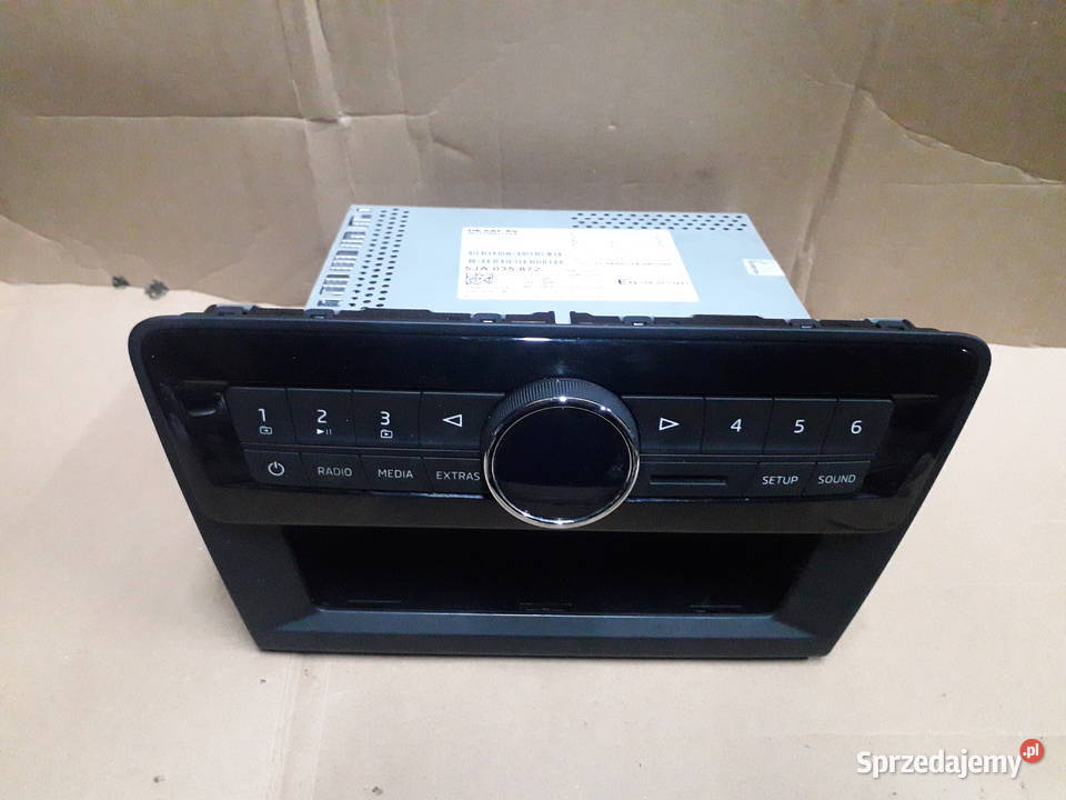 Radio fabryczne radioodtwarzacz 5JA035872 Skoda osobowe Wyszków