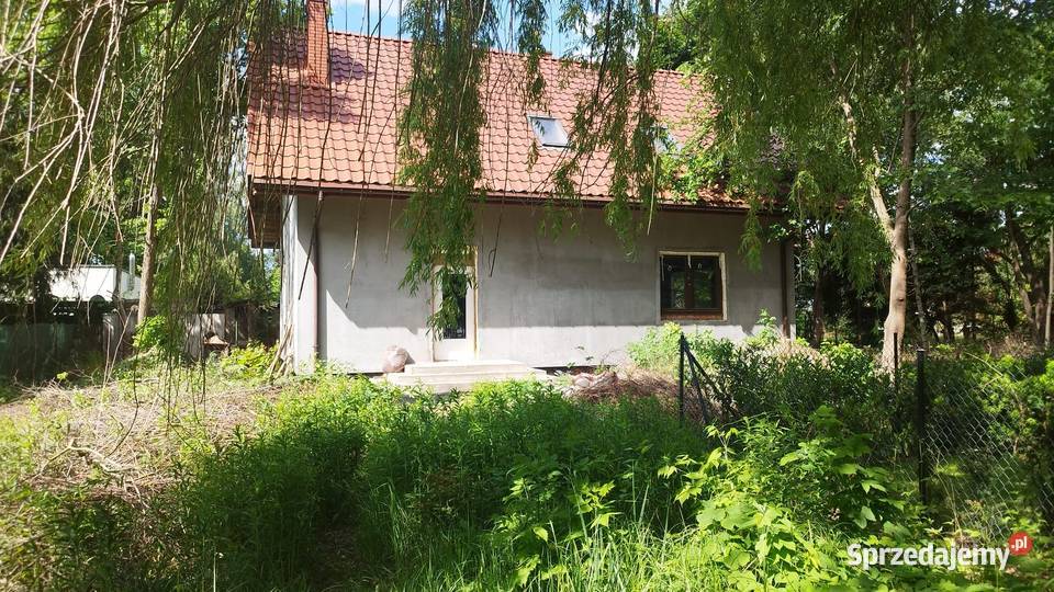 Dom piętrowy w trakcie budowy duża działka Piaseczno