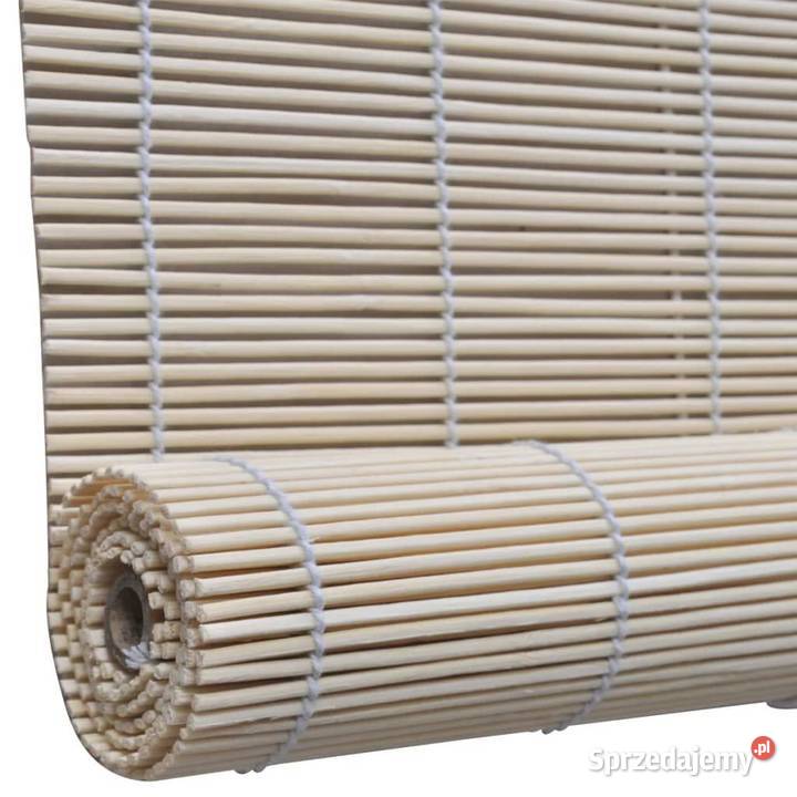 vidaXL Naturalne rolety bambusowe 2 120 x 160
