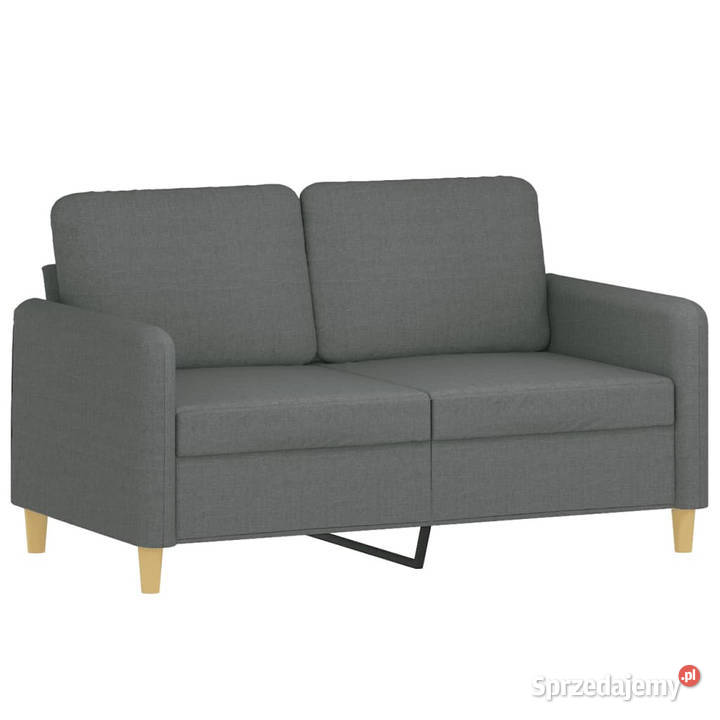 2osobowa sofa z poduszkami ciemnoszara 120 mazowieckie Warszawa