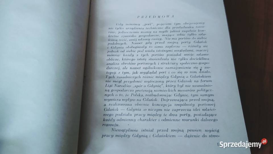 Specjalizacja polskich portów morskich protokół historia, archeologia pomorskie Gdańsk sprzedam