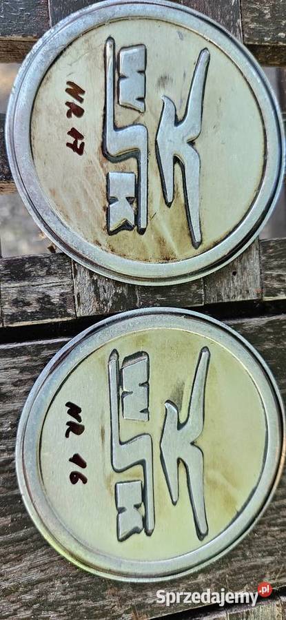 2 oryginalne emblematy na zbiornik do WSK serii Barlinek
