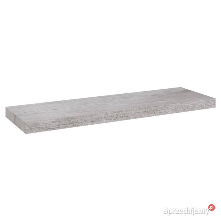 Półki ścienne 4 szarość betonu 80 x 235 x 38 MDF Półki