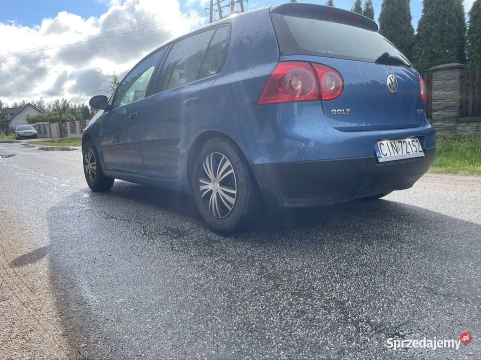 VW golf 5 16 benzyna OKAZJA wielkopolskie Siekierki Małe