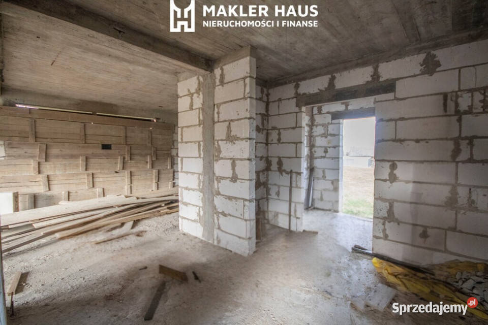 Siedlisko z rozpoczętą budową domuPrzejma Wysoka Przejma Wysoka sprzedam