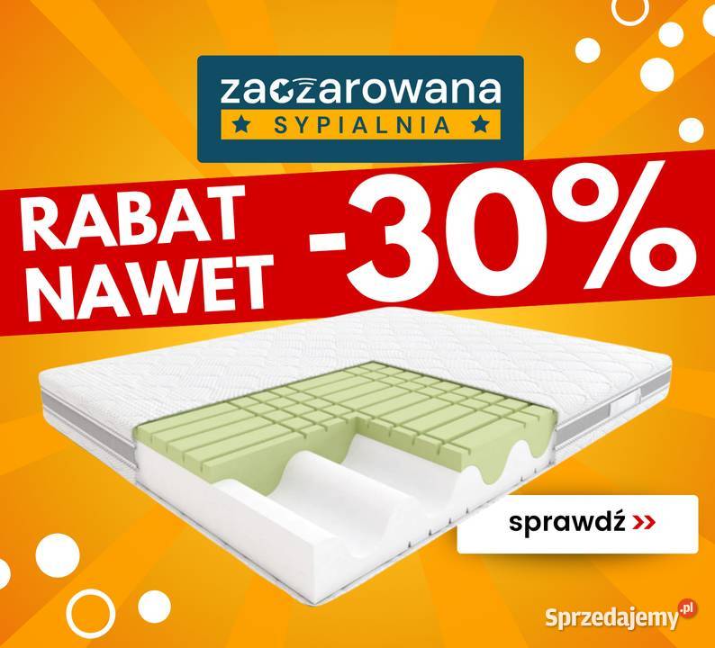 Materac ROCKROLL HILDING piankowy dostępny w małopolskie Kraków