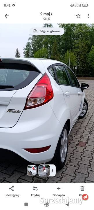 Ford Fiesta 2015 125 benzyna wspomaganie kierownicy małopolskie Nowy Sącz