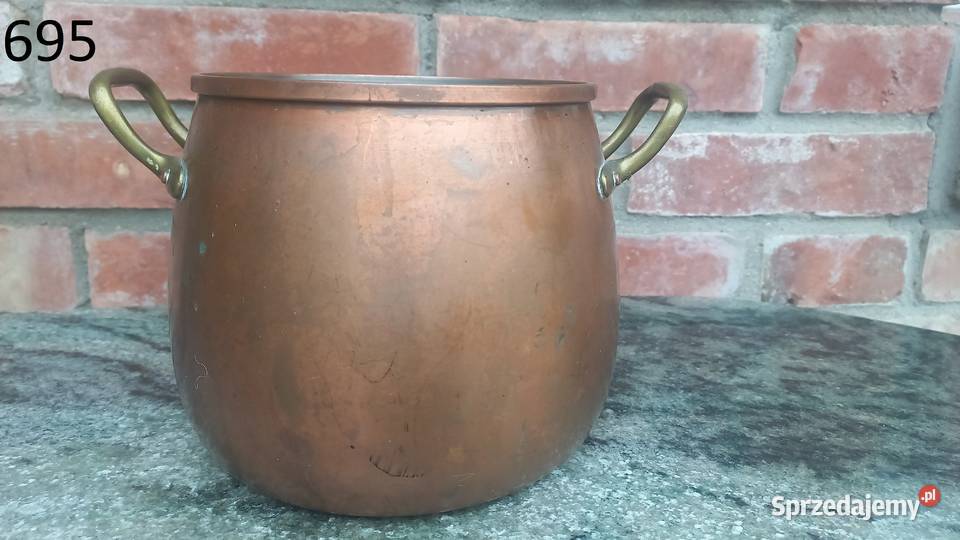 Garnek miedziany Doniczka Osłonka 695 Gawroniec