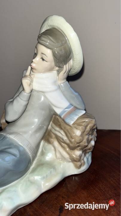 Figurka Lladro Chłopca z ptakiem Hand Made in pomorskie Gdańsk