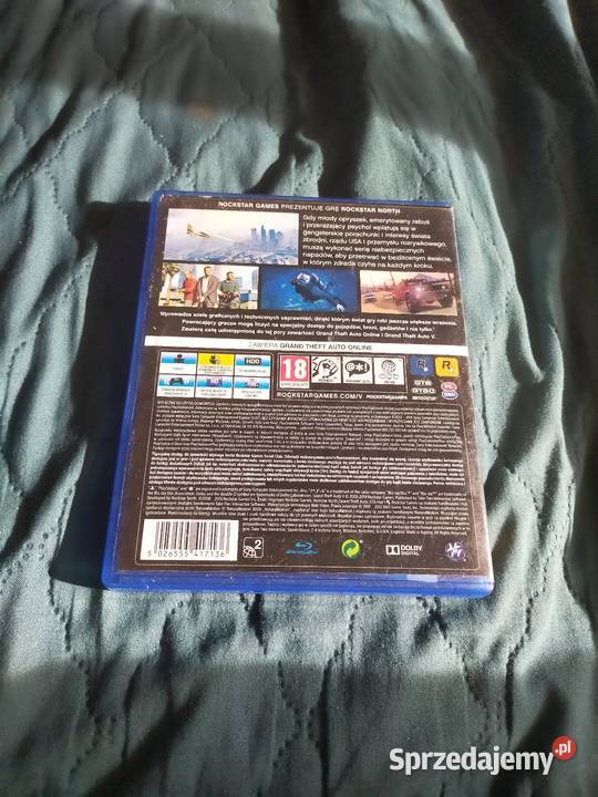 Sprzedam grę GTA 5 na konsolę PlayStation 4 Gry na konsole