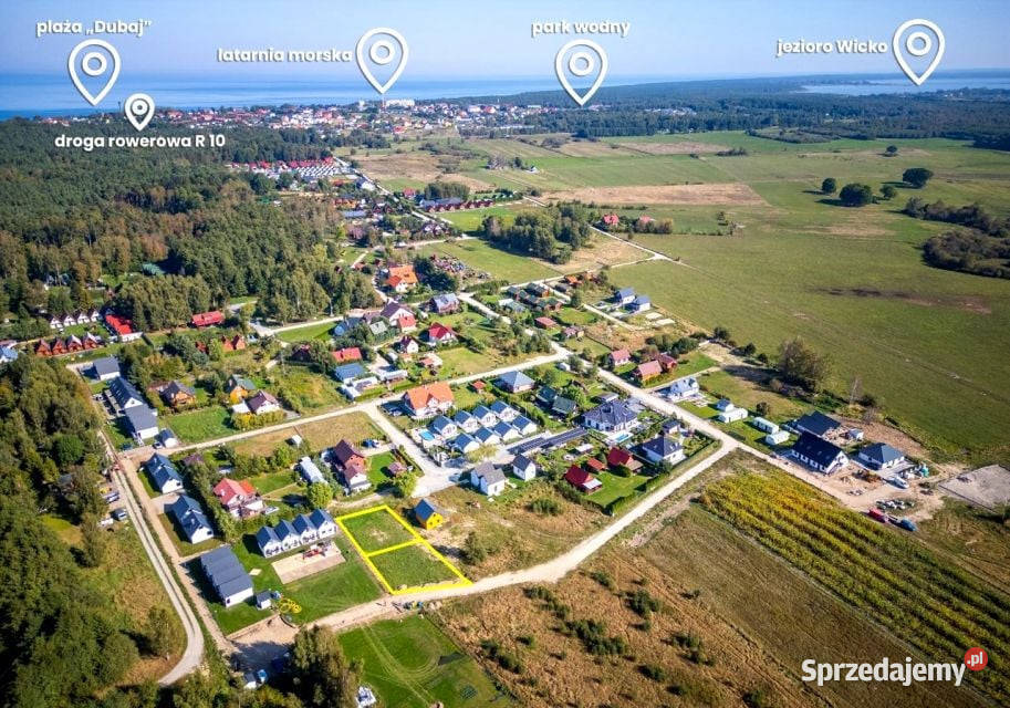 Działka budowlana morzem Jarosławiec Postomino