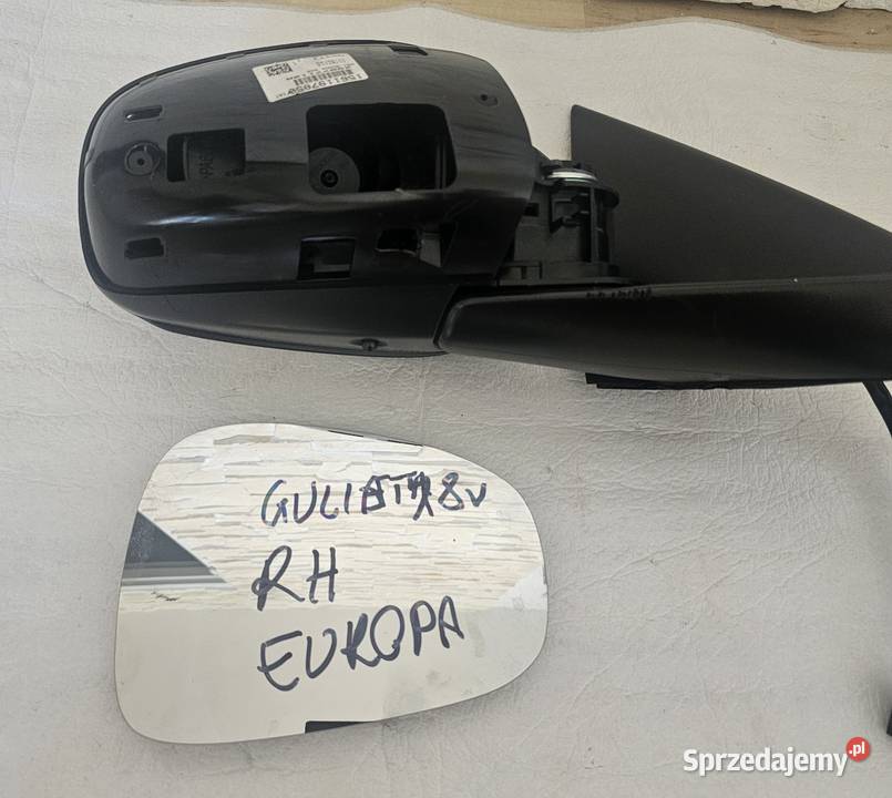Wklad lusterka prawego alfa romeo giulietta Wschowa