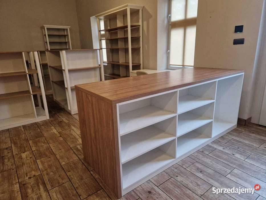 Drewniane Meble Lada regały czterostronne Siewierz