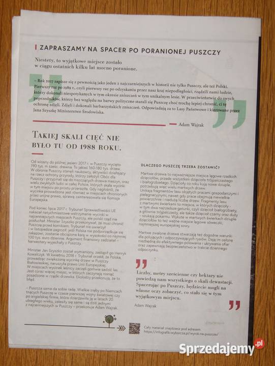 Mapa Puszczy Białowieskiej Parczew