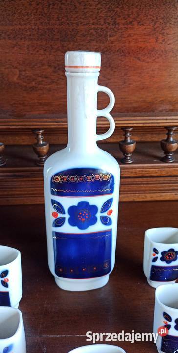 Karafka z kieliszkami Gubernia Wołyńska Gdańsk