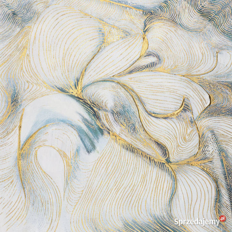 Obraz olejny ze złotymi zdobieniami Gold decor Wrocław