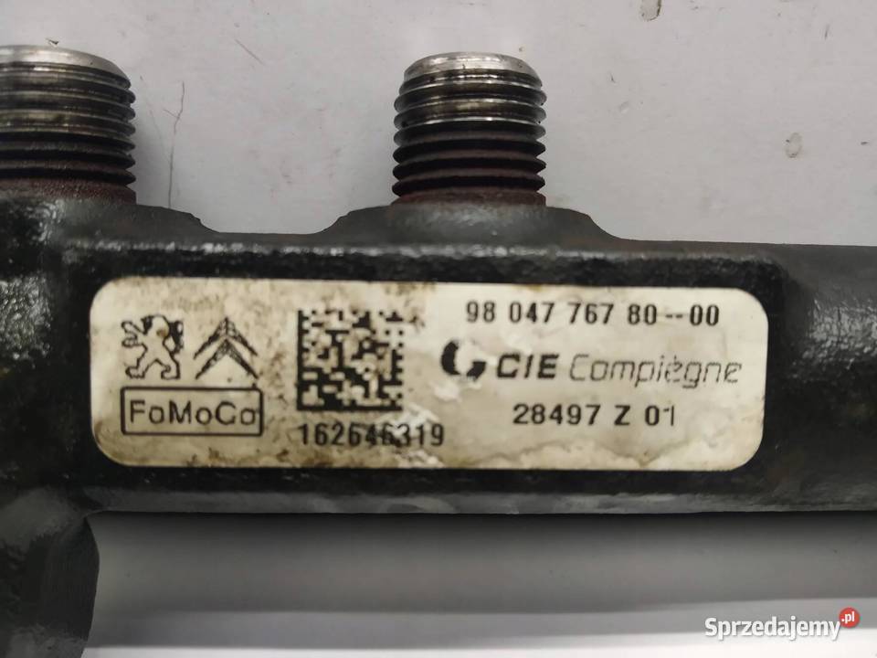 LISTWA WTRYSKOWA 9804776780 15 TDCI Ford Tourneo Listwy wtryskowe