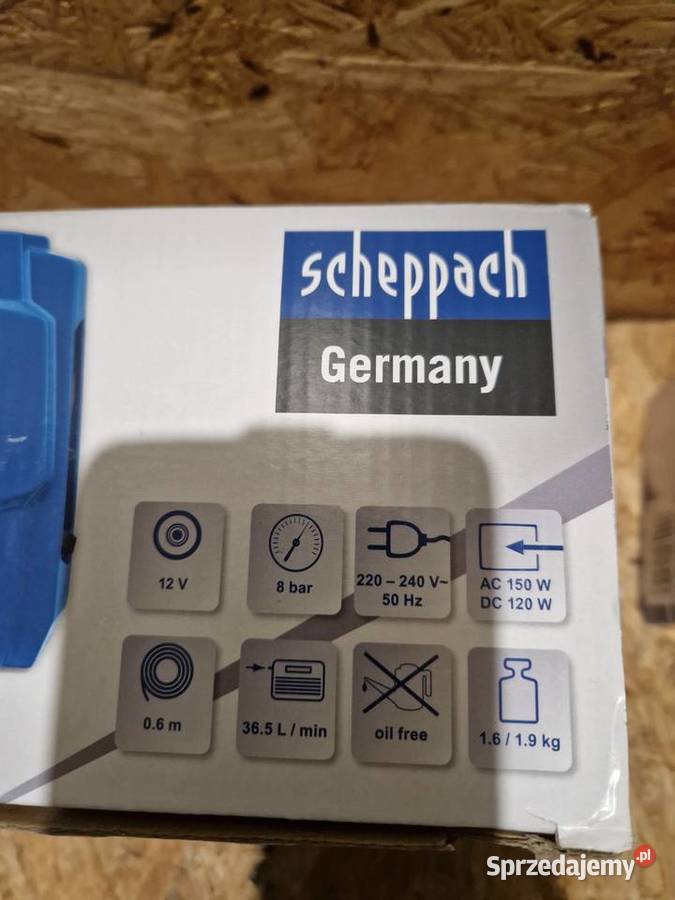 Scheppach Air Force kompresor bezolejowy 12V230V Głogowa