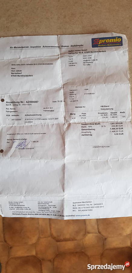 Eta Beta Venti R 19 podkarpackie