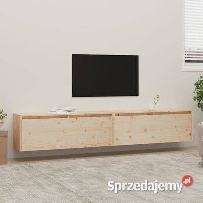 vidaXL Szafki ścienne 2 100x30x35 lite drewno Warszawa sprzedam