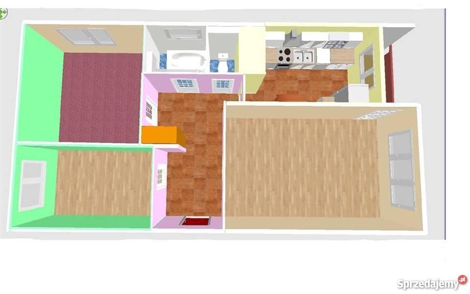 Sprzedam 3pokojowe mieszkanie w Chociwlu 58 mkw 58m2 Chociwel